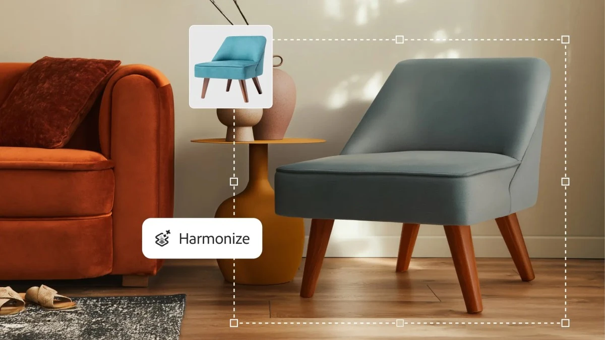 Photoshop z nową funkcją AI. Harmonize realistycznie wkleja obiekty do zdjęć