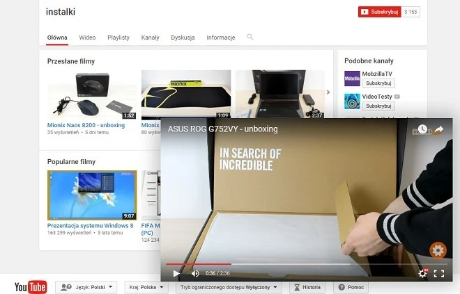 Wtyczka dla Google Chrome wprowadza na YouTube tryb Picture in Picture