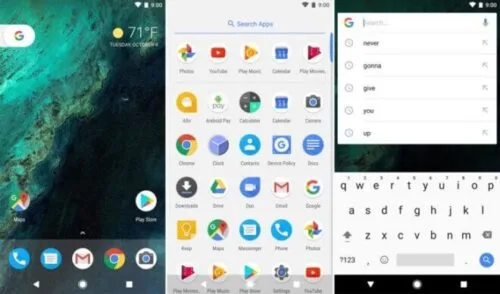 Pixel Launcher dla Androida 7.1 z okrągłymi ikonami