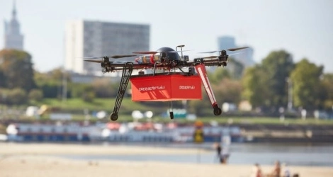 W Warszawie drony będą dostarczać pizzę?