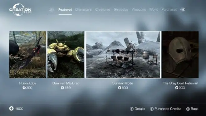 Bethesda zapowiada płatne mody do gier