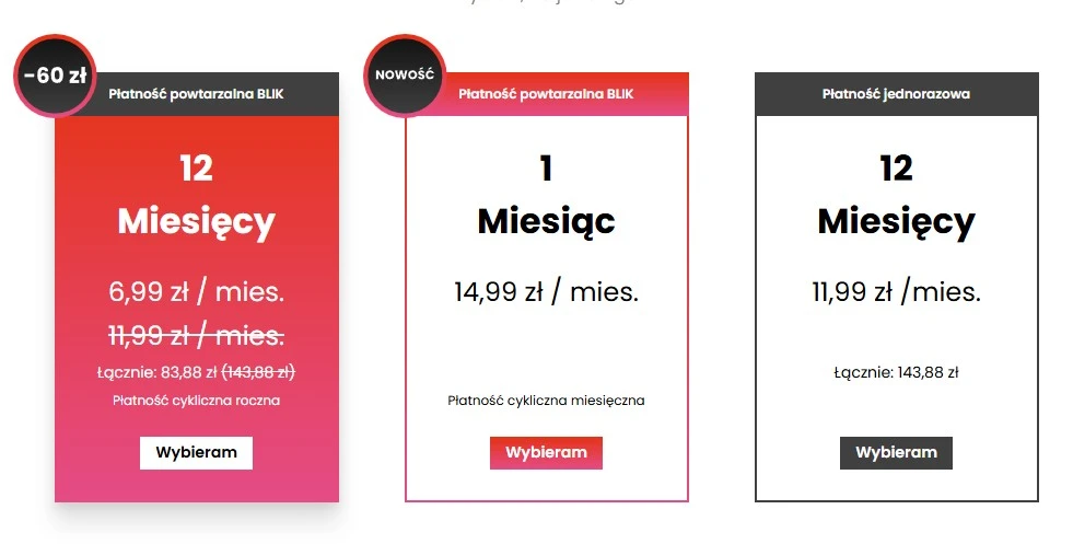 Yanosik bez reklam 60 złotych taniej dzięki BLIK