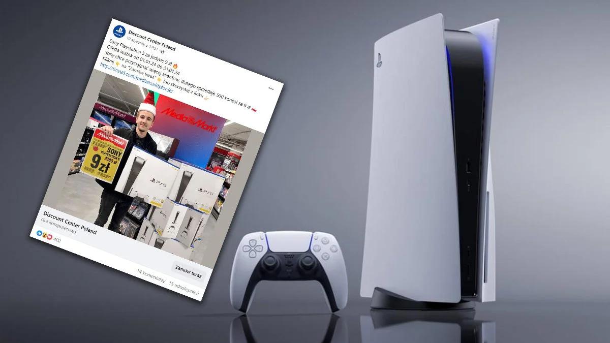 PlayStation 5 za zaledwie 9 zł? Nie dajcie się nabrać, to scam