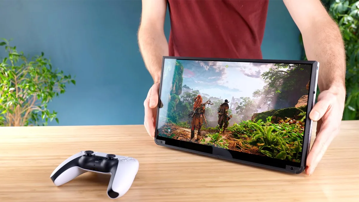 PlayStation 5 w formie tabletu. YouTuber zrobił coś zaskakującego