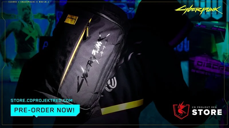 Można kupić oficjalny plecak z gry Cyberpunk 2077. Cena? Prawie pół tysiąca złotych