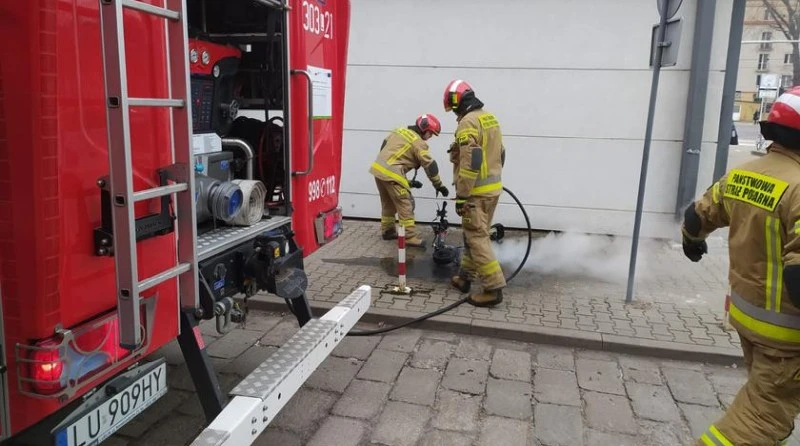 W Lublinie hulajnoga elektryczna zapaliła się w trakcie jazdy