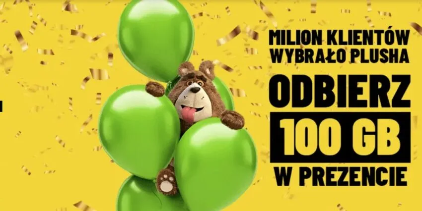Plushowi pękł milion, więc rozdaje miliony gigabajtów. Niespodzianek jest więcej