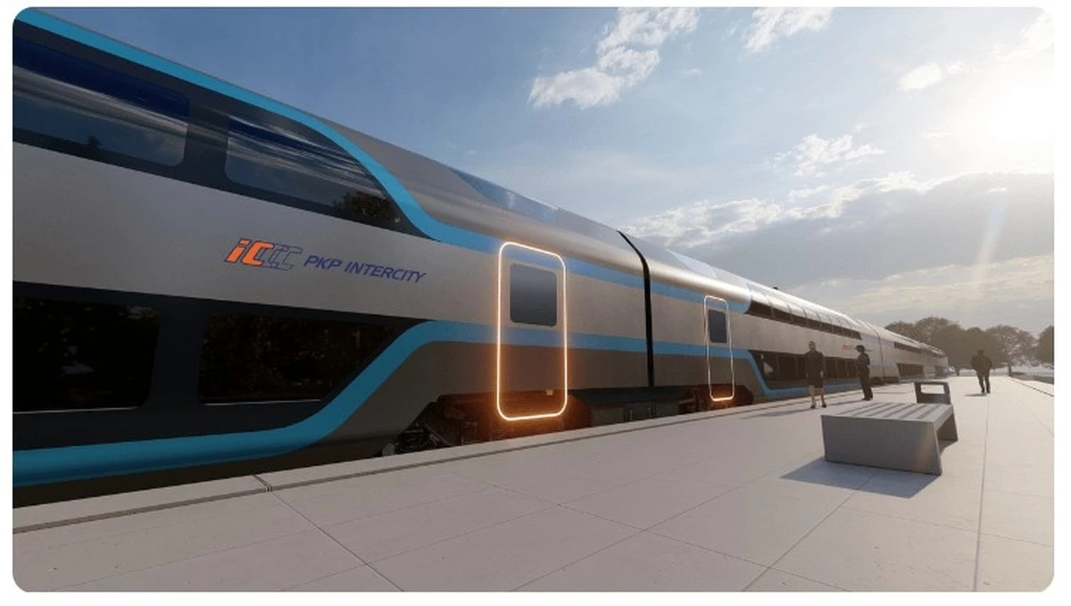 Nowe piętrowe pociągi PKP Intercity. Wyglądają fenomenalnie