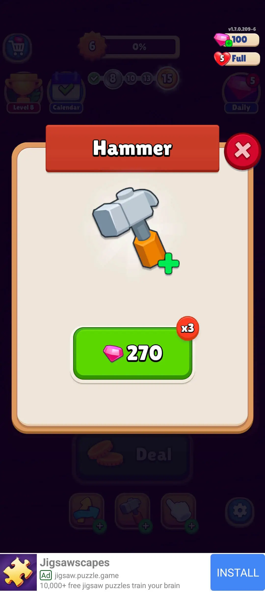 Pocket Sort: Łączenie monet