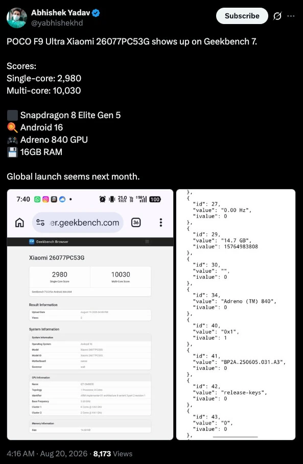 Poco F9 Ultra i F9 Pro ujawnione. Wszystko co wiemy na temat specyfikacji i cen w Europie