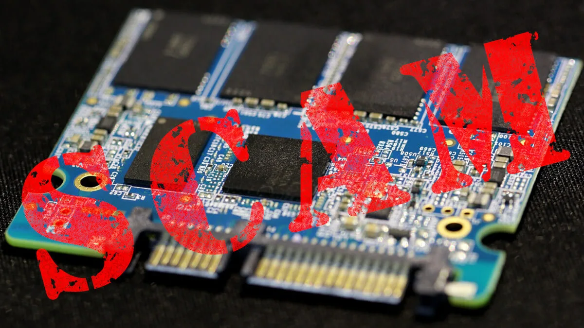 Uważaj na podrabiane wewnętrzne SSD. Scam nośników to już nie tylko pamięć USB i karty