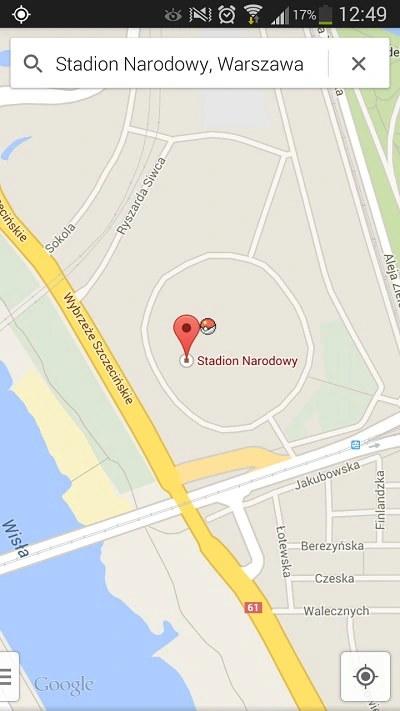 pokemony google maps
