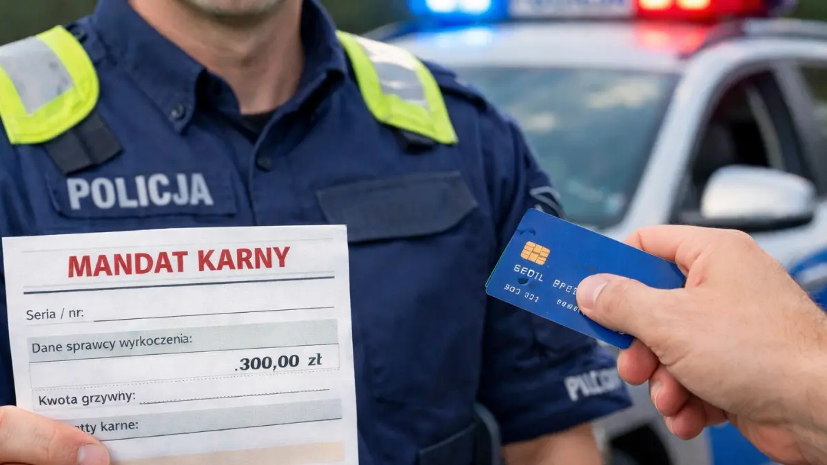 Masz kartę lub telefon? Mandat zapłacisz od ręki – policja zostawia to rozwiązanie na dłużej