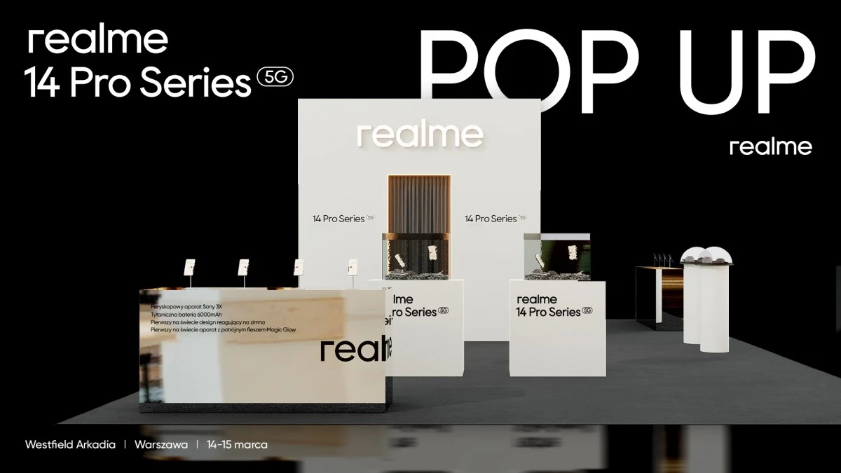 POP UP realme w domyślnym mieście. Konkursy i TAKA niespodzianka