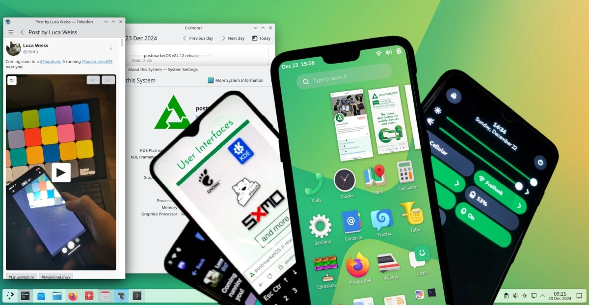 PostmarketOS 24.12 to najnowszy Linux na smartfony