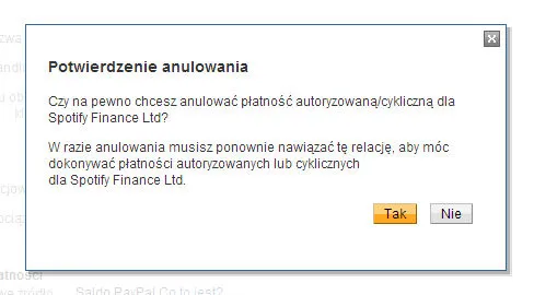 potwierdzenie anulowania