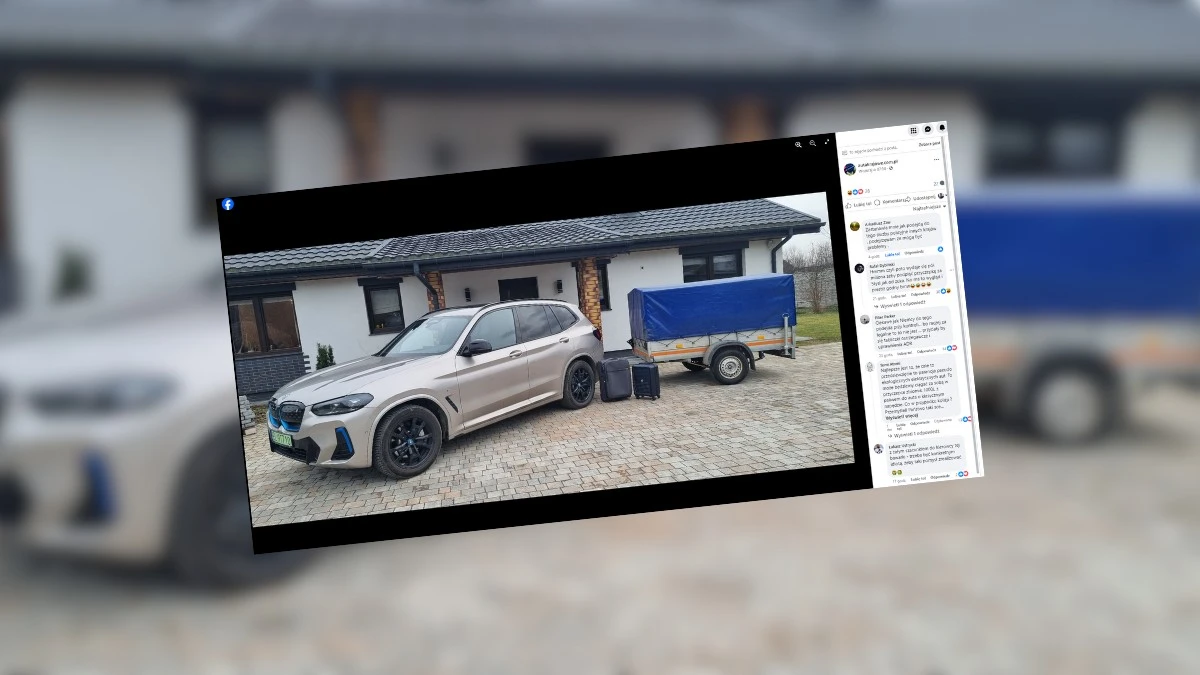 Polak zbudował powerbank dla auta elektrycznego na przyczepie