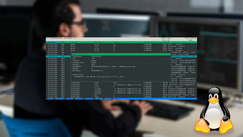 ProcMon to monitor zasobów na Linuxa od Microsoftu