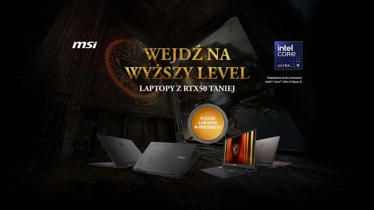 MSI dodaje gratisy do laptopów z kartami NVIDIA. Te modele objęto promocją
