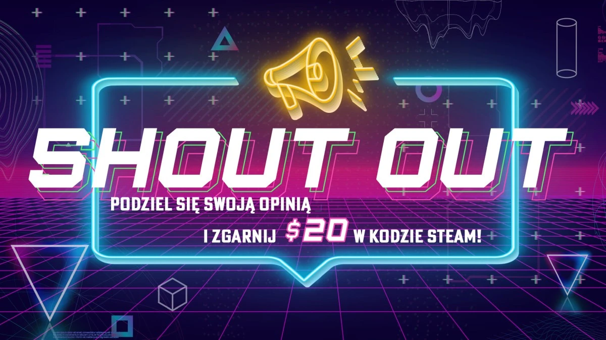 Promocja MSI Shout Out: napisz recenzję i odbierz doładowanie Steam
