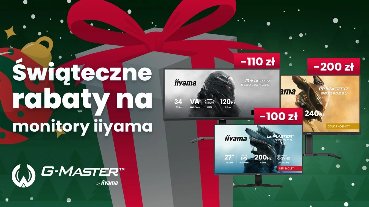 Renifer zatwierdził promocje na monitory iiyama. Mikołaj w szoku