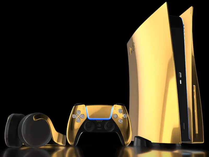 PlayStation 5 ze szczerego złota. Limitowane PS5 z 24 karatami