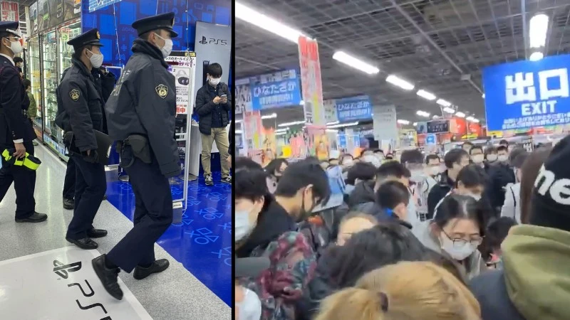 Walka o konsole PlayStation 5. Musiała interweniować policja (wideo)