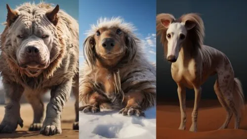 Naukowcy użyli AI by pokazać, jak psy mogą wyglądać za 10 tysięcy lat