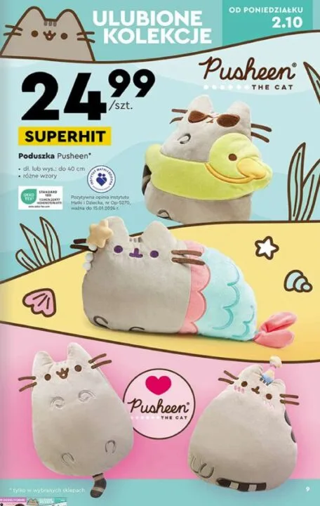 Gadżety Pusheen w Biedronce