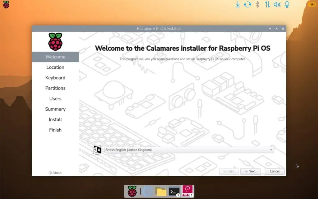 Instalator Raspberry Pi OS.