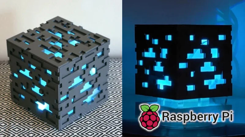 Raspberry Pi jak ruda z Minecrafta. Oryginalna obudowa DIY do maliny