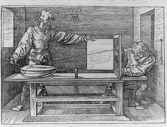 Albrecht Dürer ray tracing