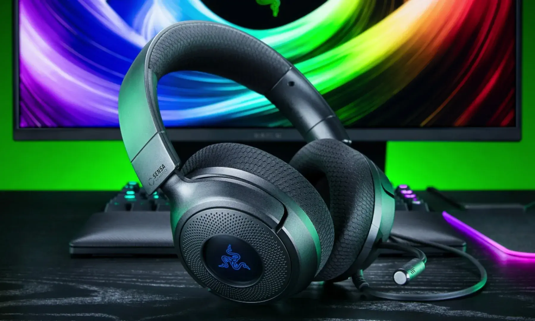 Razer pokazał nowe słuchawki. Wibrują przy każdym strzale i wybuchu