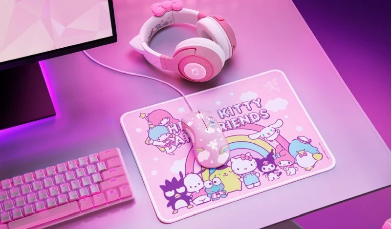 Akcesoria Razer Hello Kitty są wspaniałe. Poproszę wszystkie