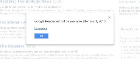 Wiosenne porządki w Google: koniec Google Reader’a