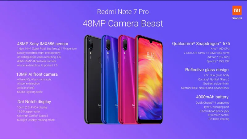 redmi note 7 pro spec