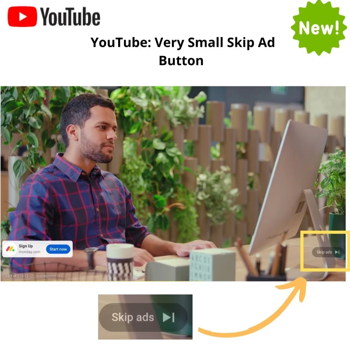Pomijanie reklam na YouTube 