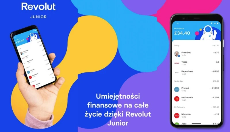 Revolut Junior od dziś w Polsce – jak działa i dla kogo jest skierowany?