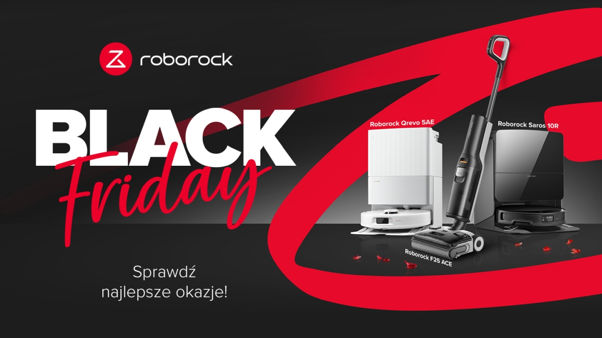 Roborock rozpoczyna Black Friday wcześniej. Rabaty na roboty sprzątające do 49%