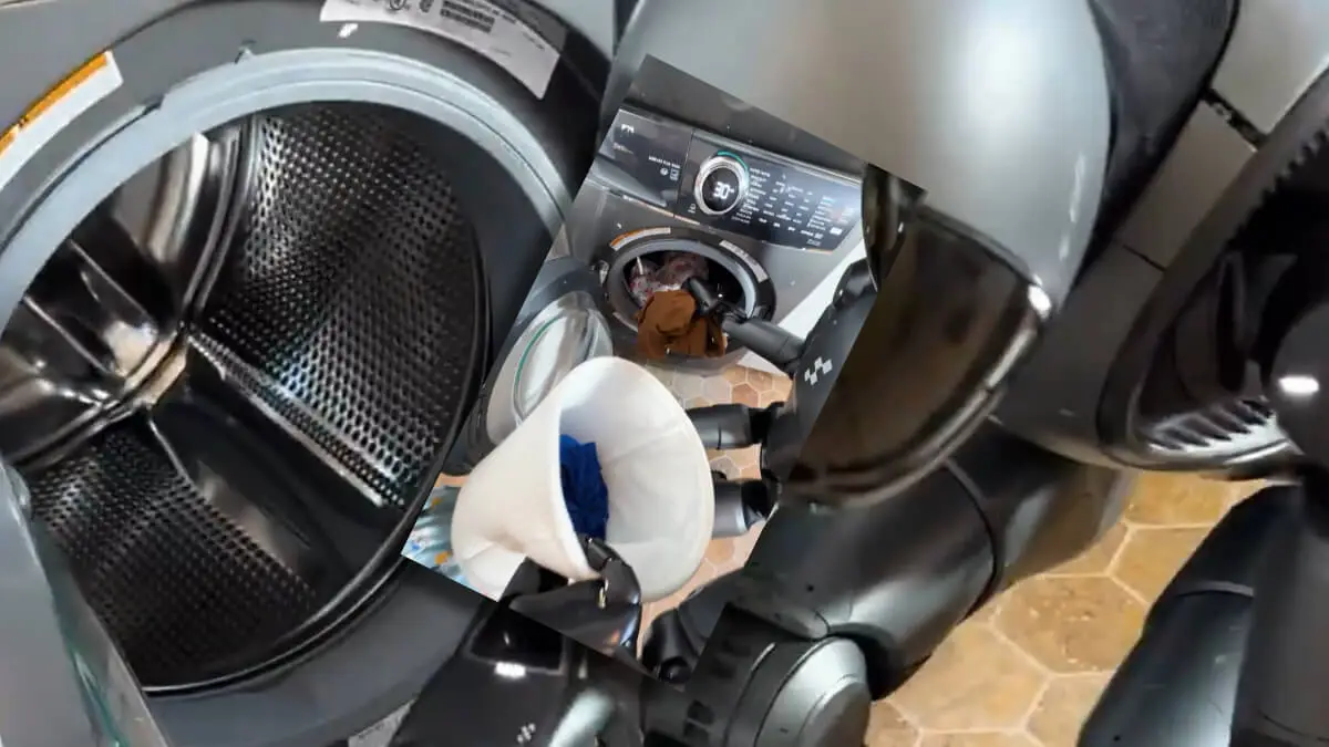 Ten humanoidalny robot zbierze brudne ubrania i zrobi pranie