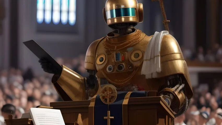 Sztuczna inteligencja poprowadziła mszę. Na co komu ksiądz?