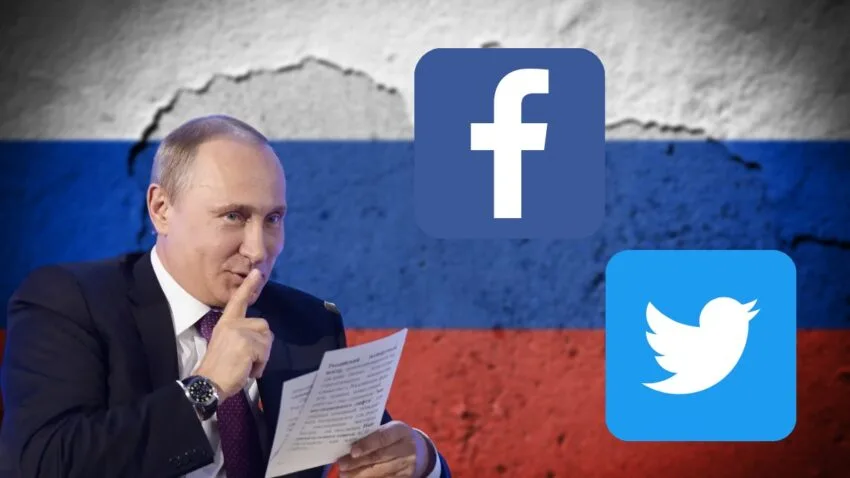 Rosja całkowicie zablokowała Twittera i Facebooka