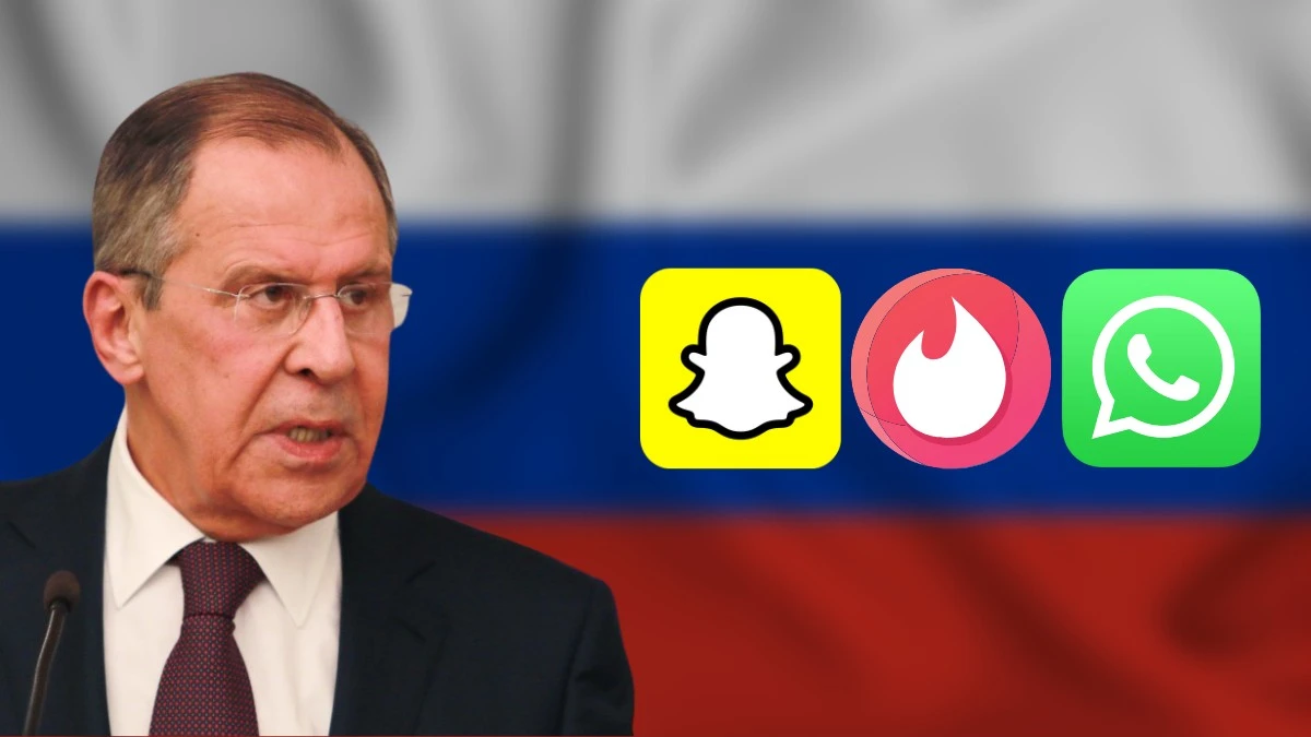 Tinder, Snapchat i WhatsApp ukarane w Rosji