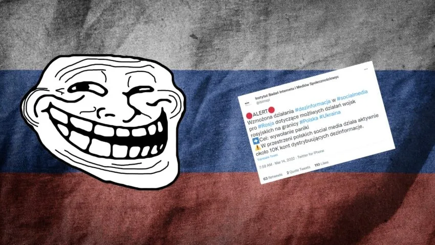 Uwaga, dezinformacja. Trolle straszą wojskami Rosji na polskiej granicy