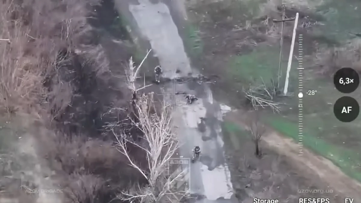 Rosjanie na hulajnogach elektrycznych szturmowali ukraińskie pozycje (wideo)