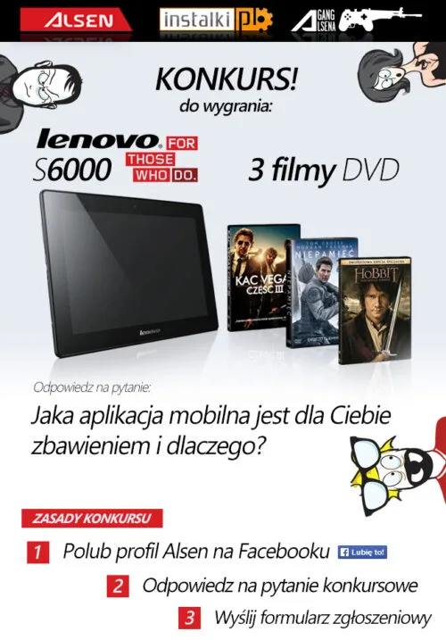 Wygraj tablet Lenovo IdeaTab S6000