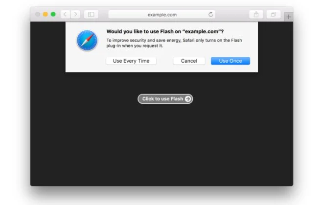 Safari na macOS będzie domyślnie blokować Flash