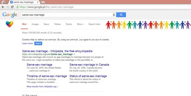 same-sex marriage google