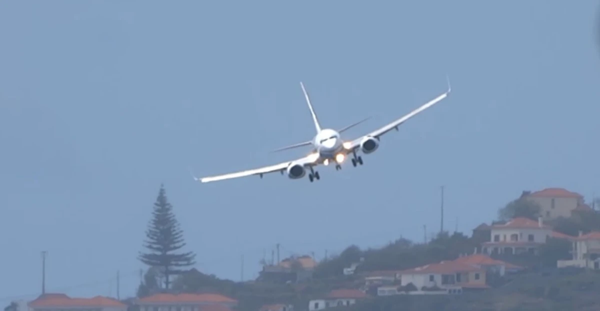 Przerażające nagranie polskiego samolotu lądującego na Maderze podbija sieć