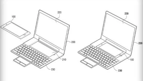 Samsung chce opatentować urządzenie będące połączeniem smartfona z notebookiem